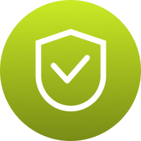 Icon representing pruning that prevents falling limbs.