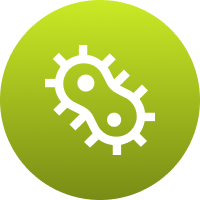 Icon symbolizing prevention of tree disease spread.