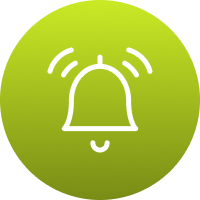 Icon representing fast storm-response service.